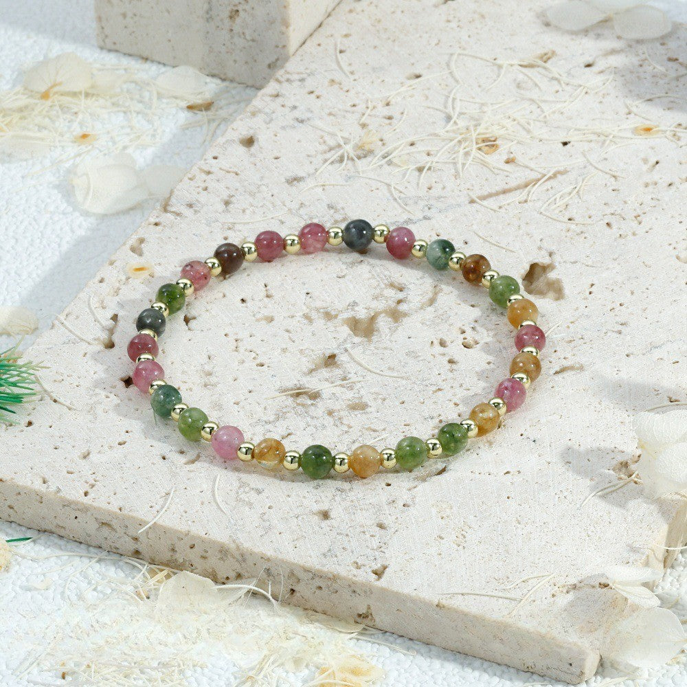 Boho Multicolor Geometric Stone Bracelet Stack