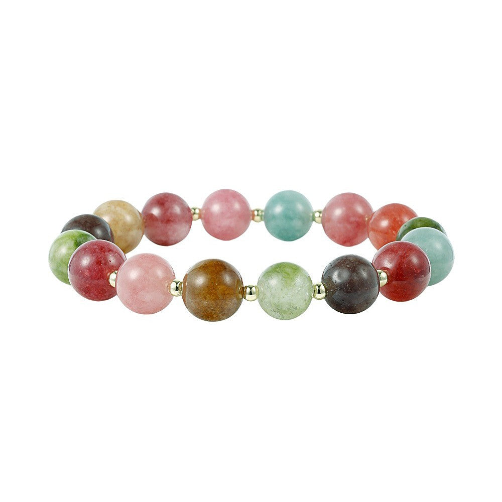 Boho Multicolor Geometric Stone Bracelet Stack