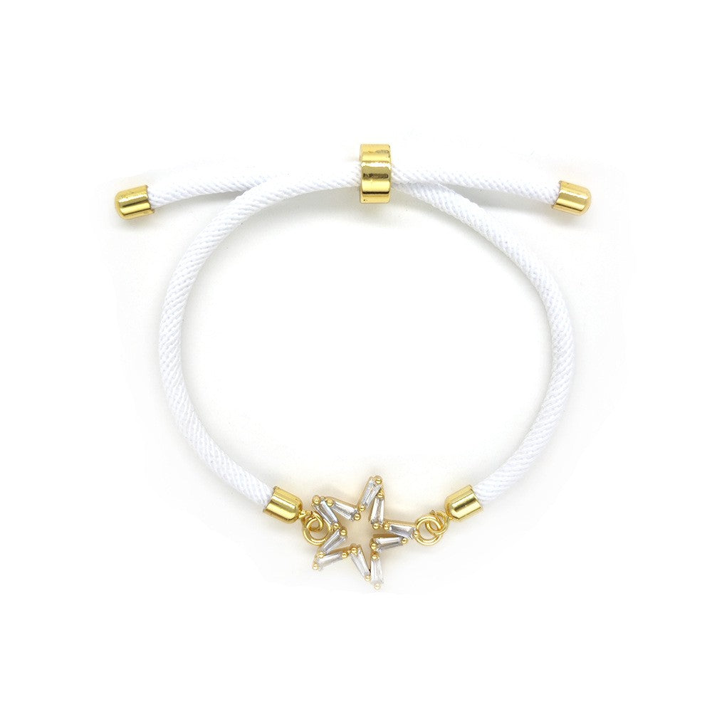 18k Boho Woven Evil Eye Bracelet Set