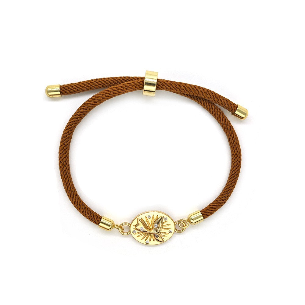 18k Boho Woven Evil Eye Bracelet Set