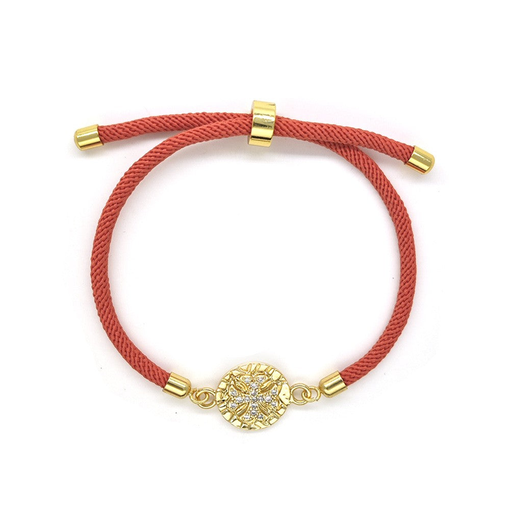18k Boho Woven Evil Eye Bracelet Set