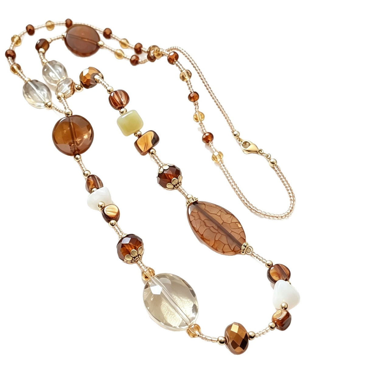 Boho Mixed Stone Choker & Pendant Necklace