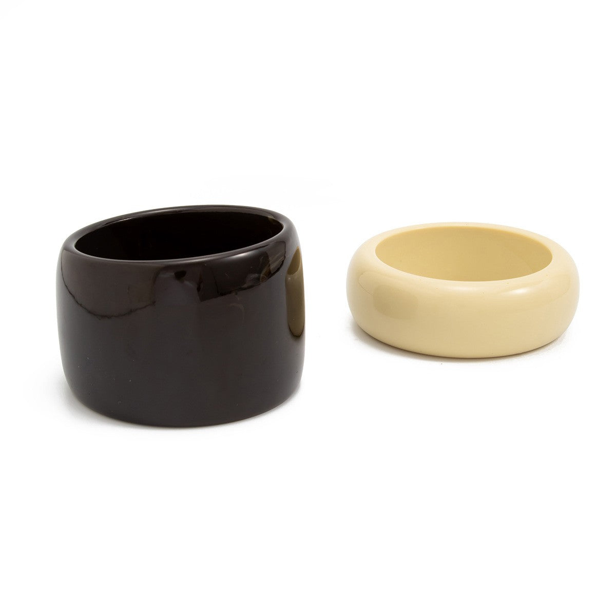 Classy Chunky Geometric Resin Bangle Set