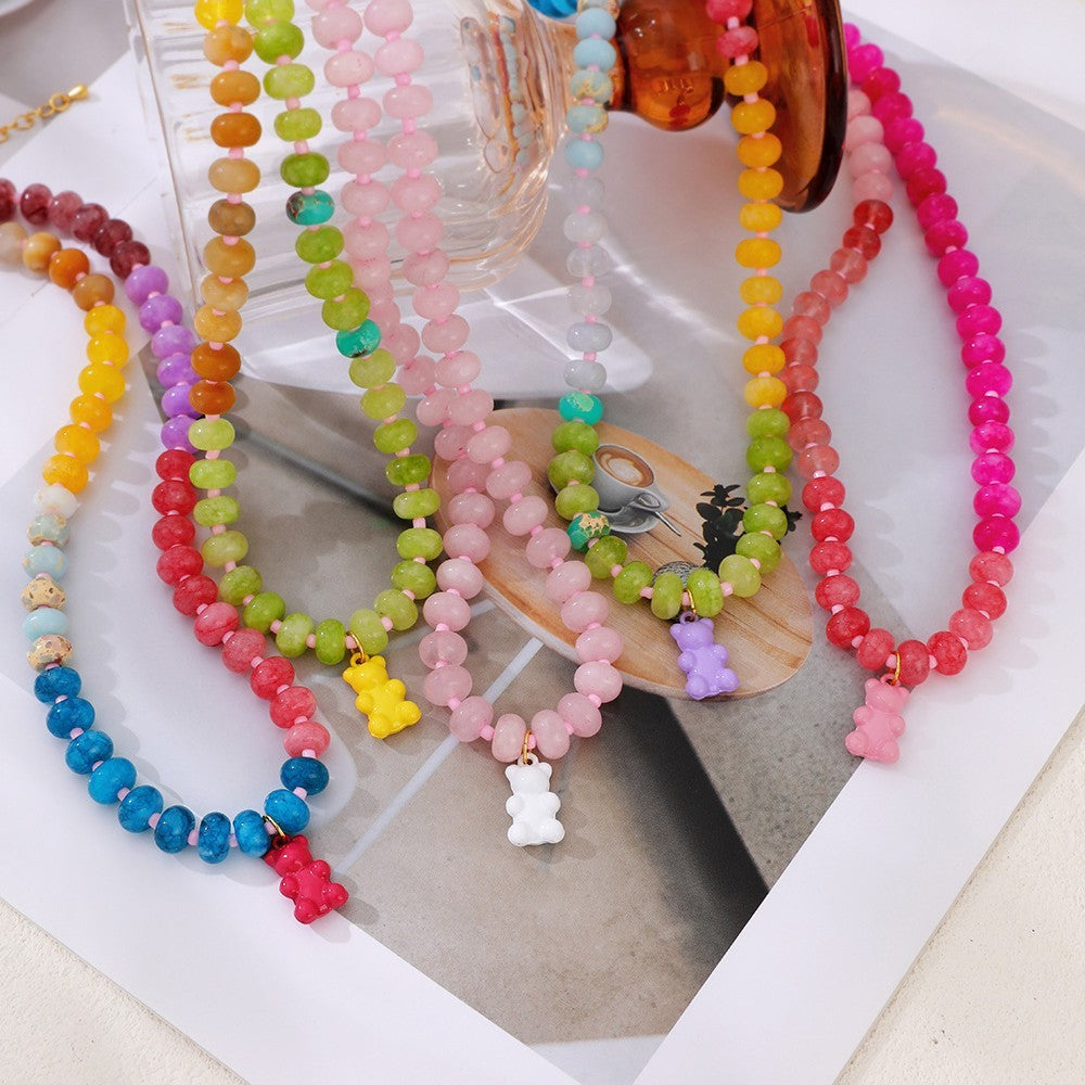 Sweet Multi-Strand Gummy Bear Necklace
