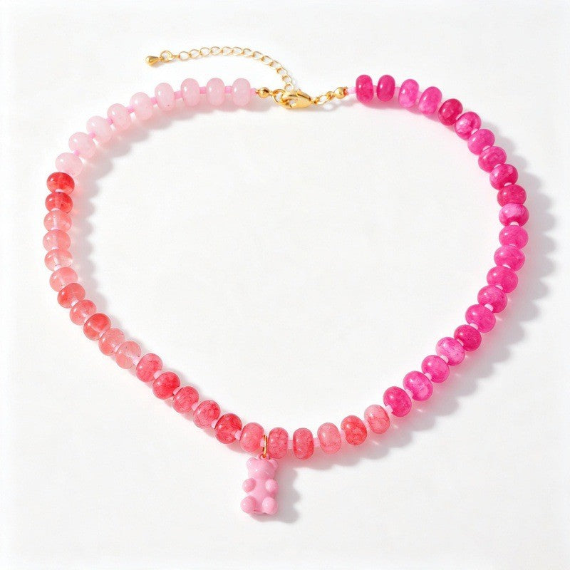 Sweet Multi-Strand Gummy Bear Necklace