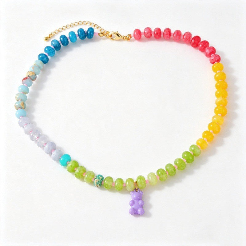 Sweet Multi-Strand Gummy Bear Necklace