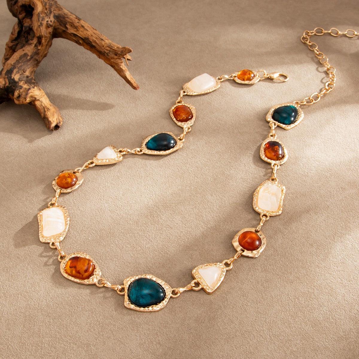 Boho Geometric Resin Waist Chain