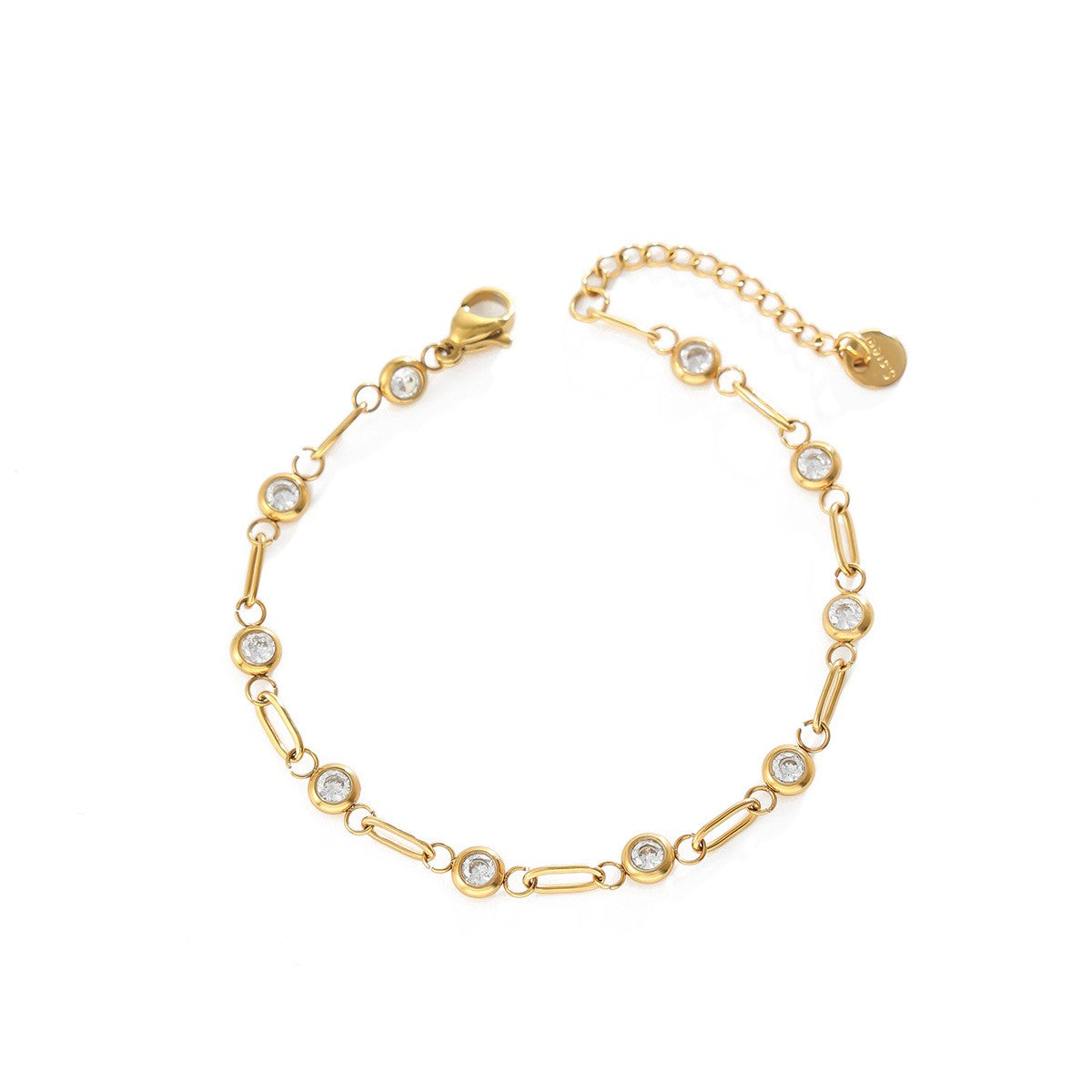 5pc Classy Wavy & Heart Bracelet Set
