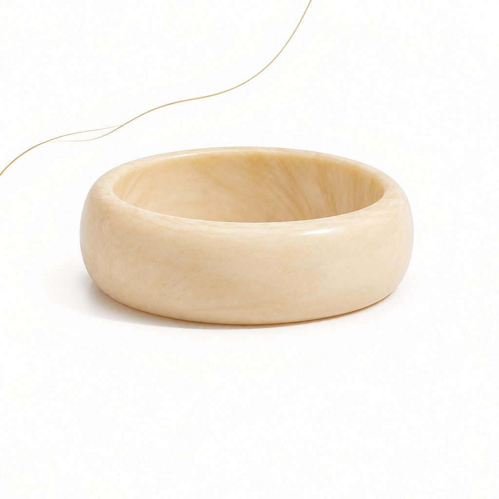 Classy Macaron Resin Wide Bangle