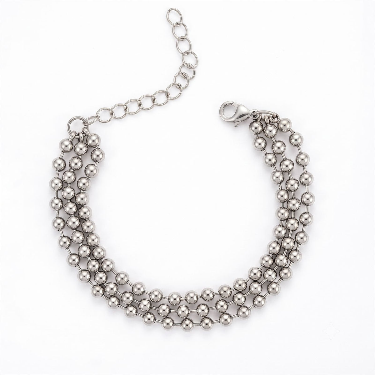 Classy Two-Tone Beaded Bracelet