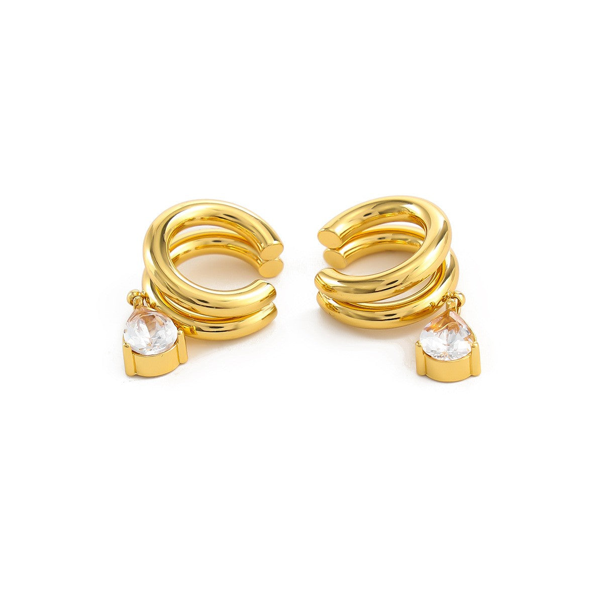 Classy Geometric Teardrop Ear Cuff