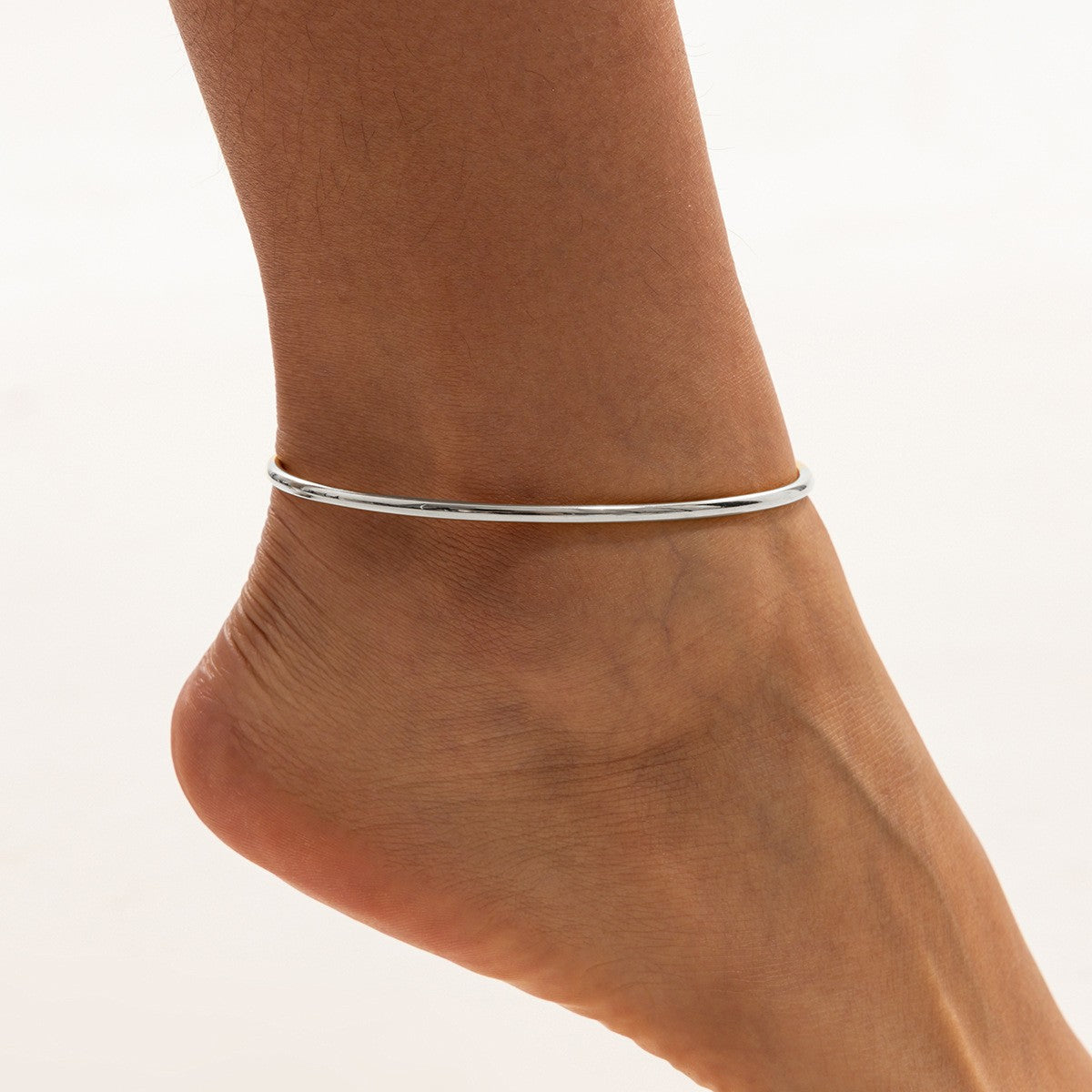 Classy Dual Tone Anklet