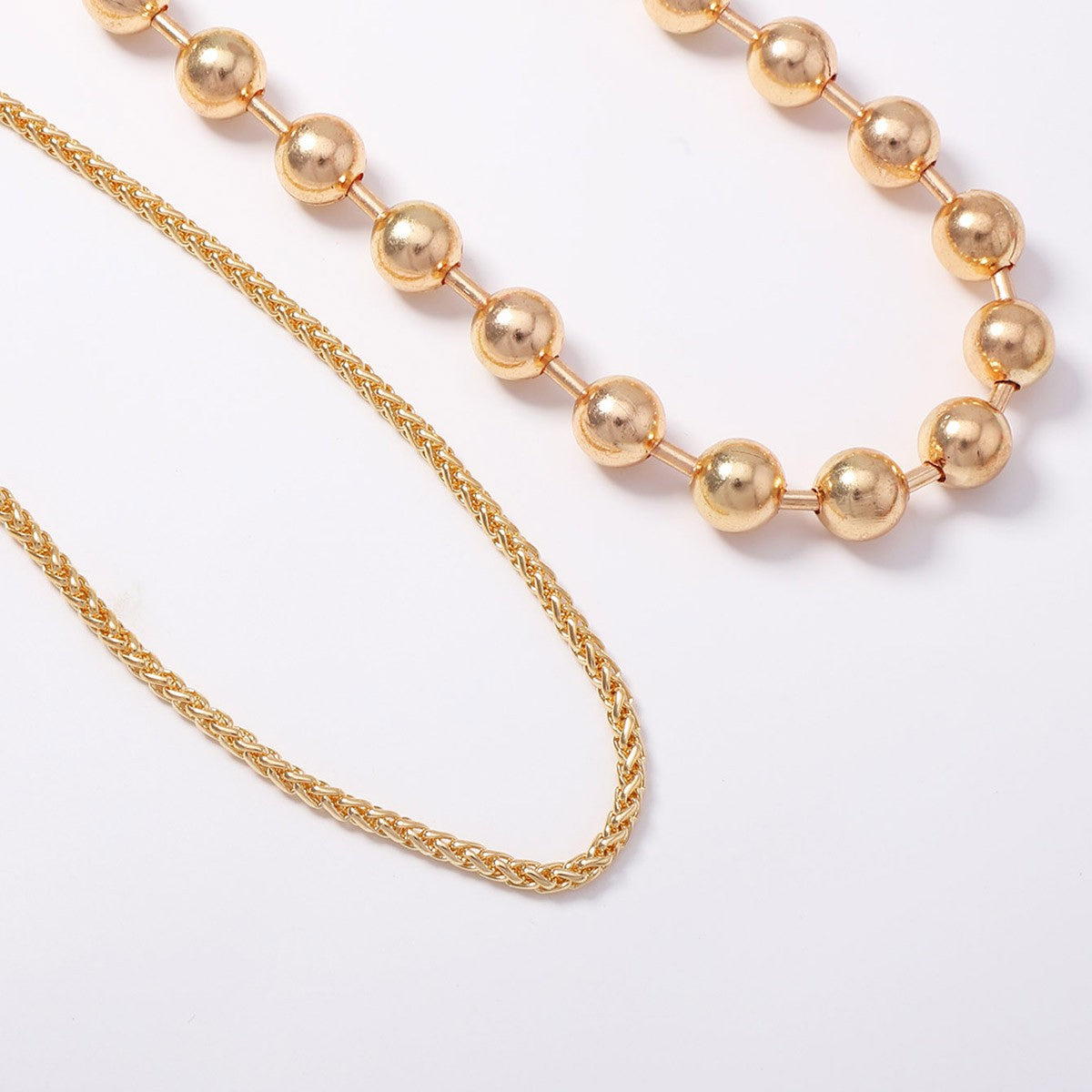 Classy Layered Ball Bead Necklace