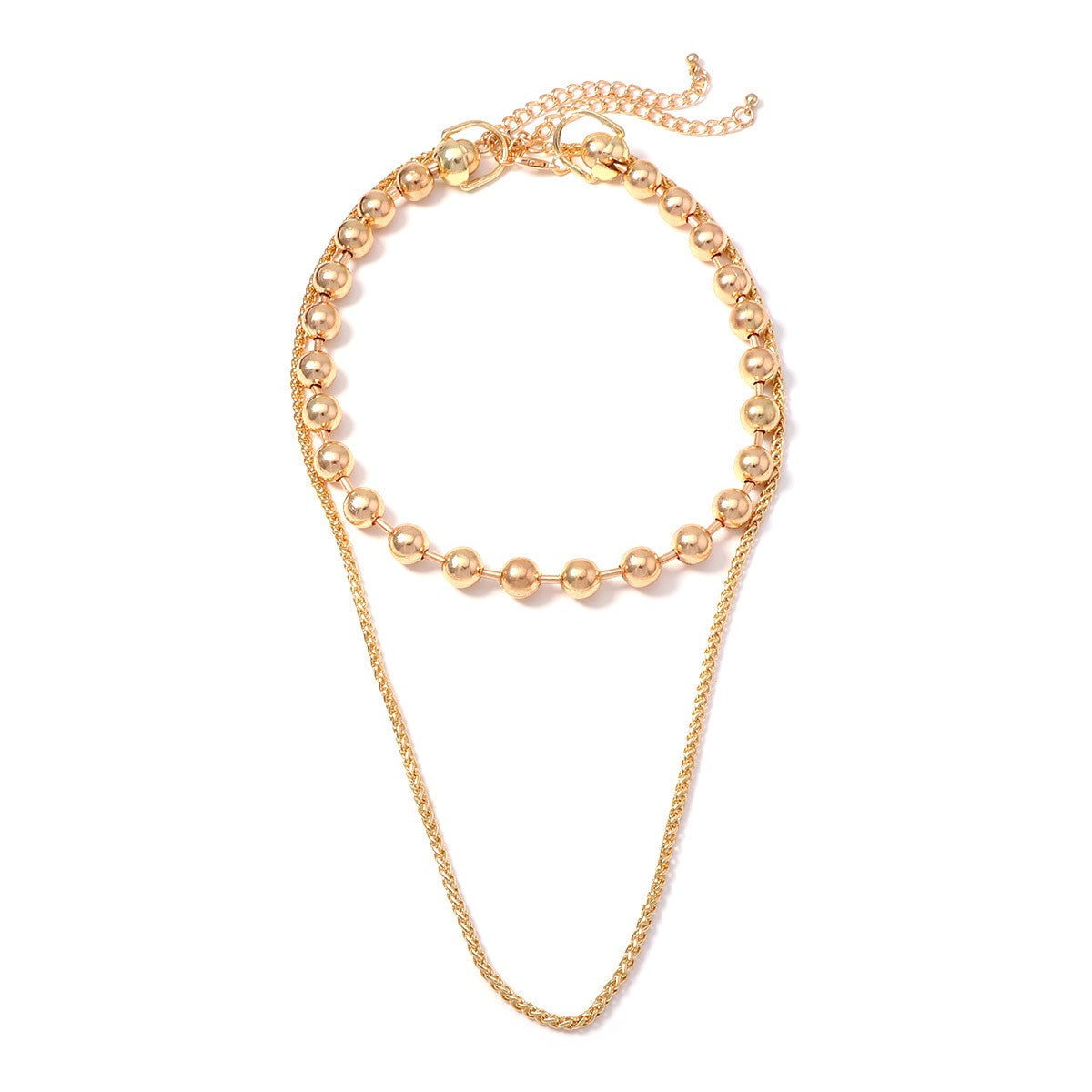 Classy Layered Ball Bead Necklace