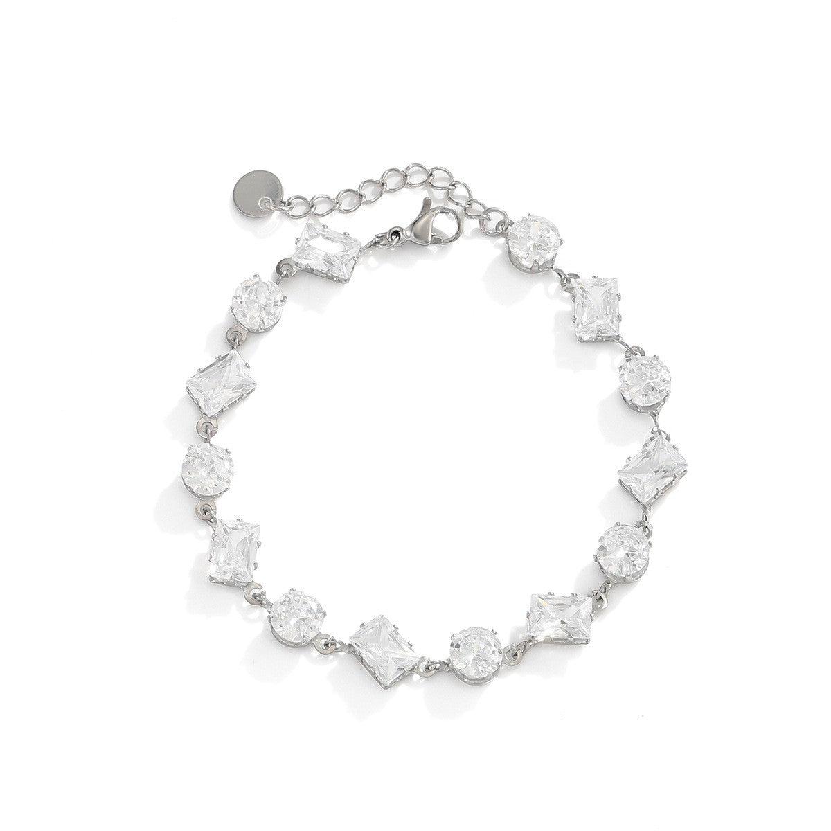 Classy Mixed Cut Cubic Zirconia Bracelet