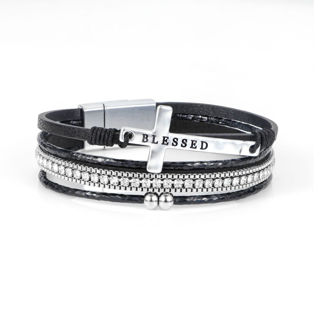 Boho Vintage Woven Leather Wrap Bracelet