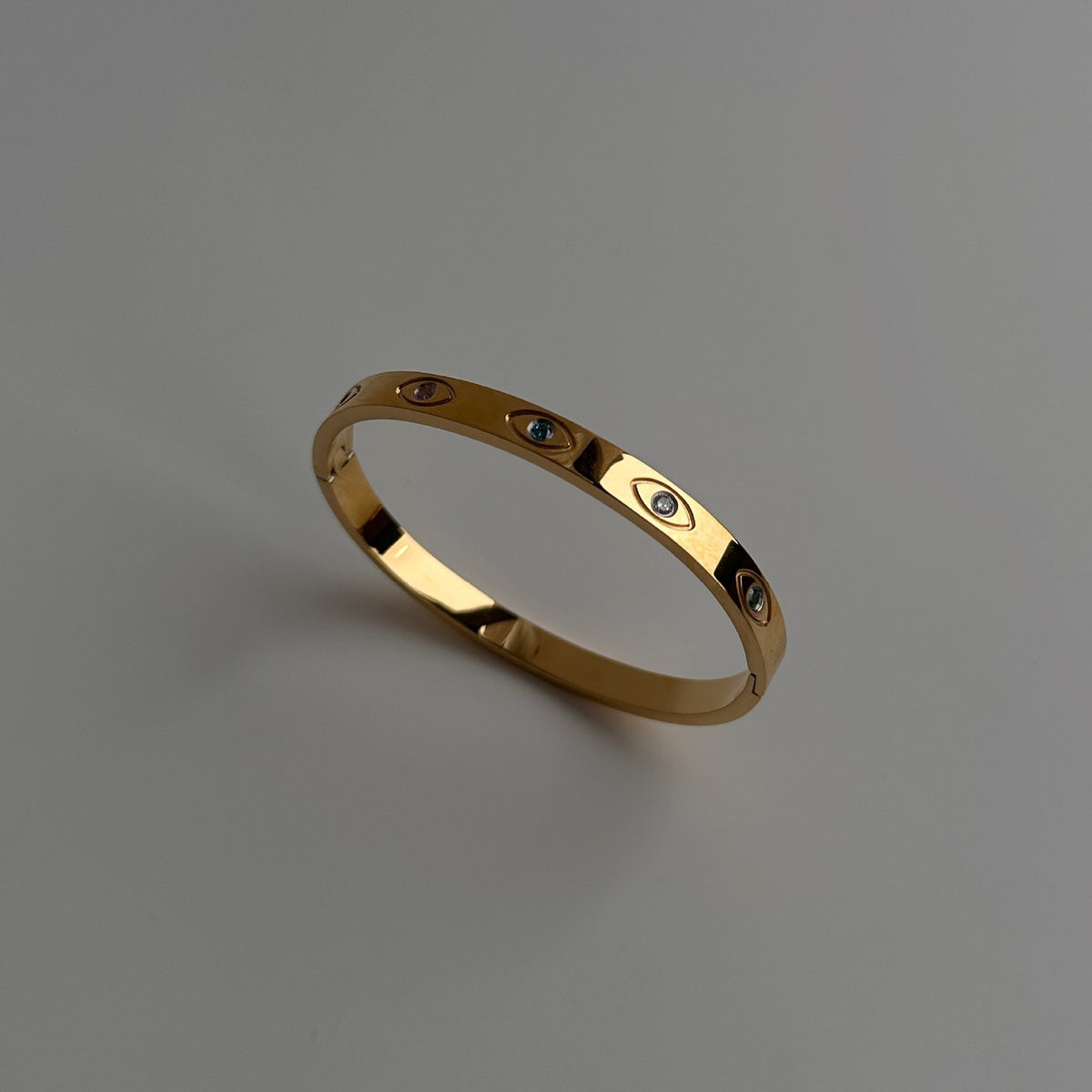 Classy Multi-Color Evil Eye Bangle