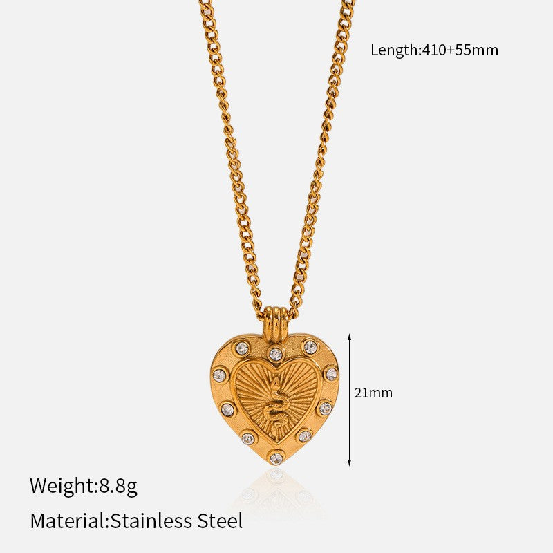 Vintage Inspired Celestial Pendant Necklace