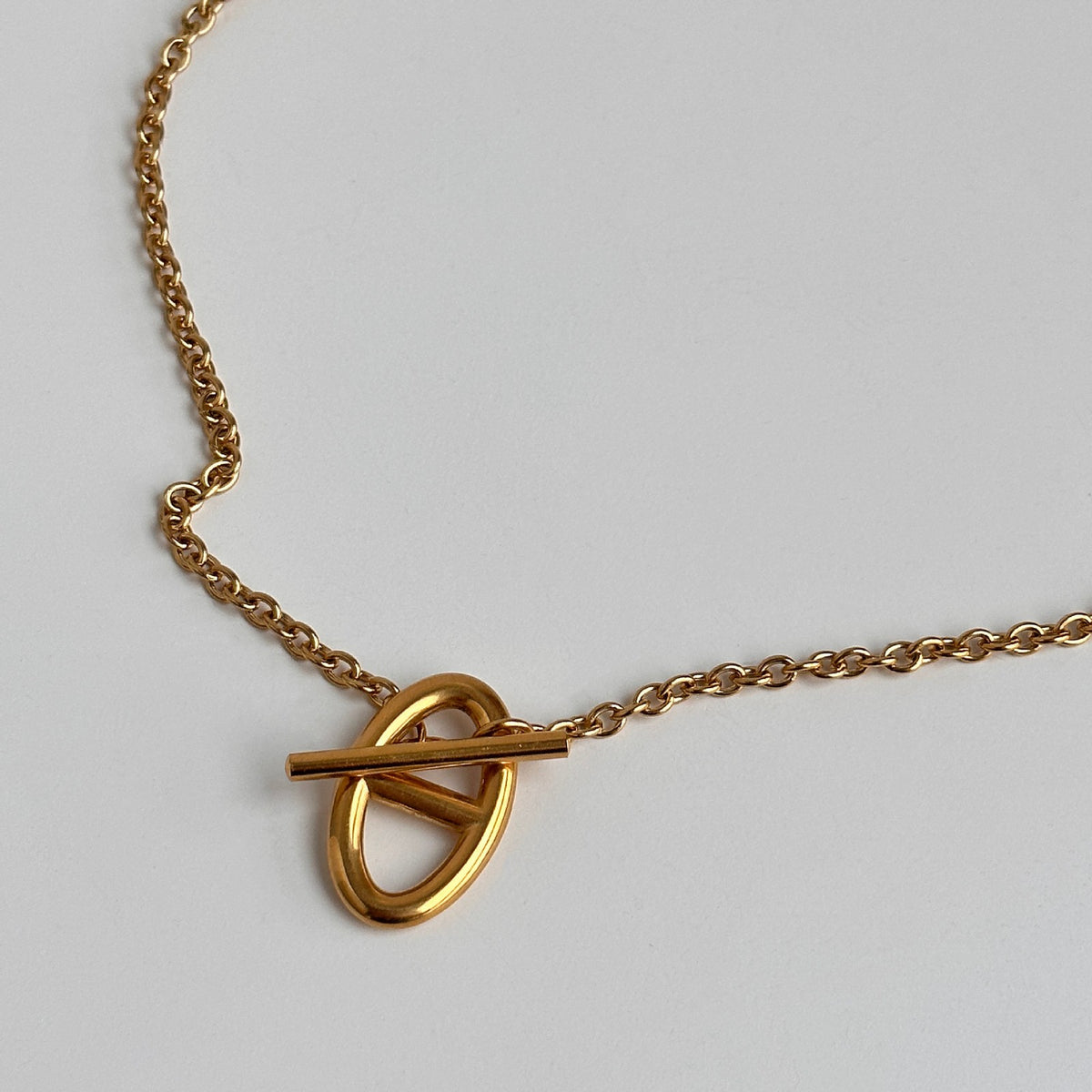 Vintage Coin OT Toggle Necklace