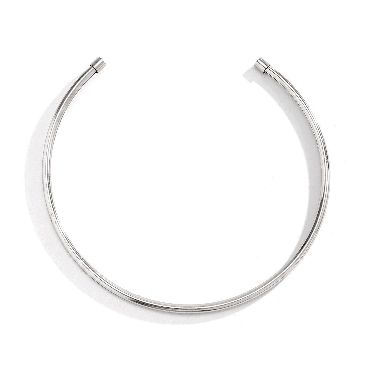 Classy Polished Geometric Collar Necklace