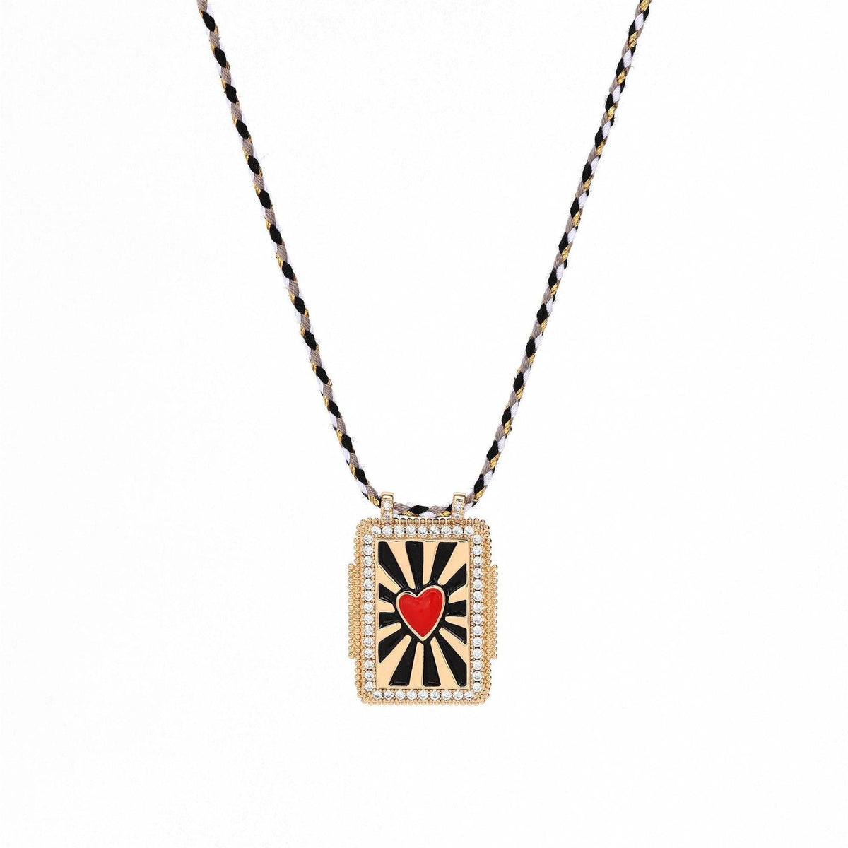 Boho Vintage Tarot Card Necklace