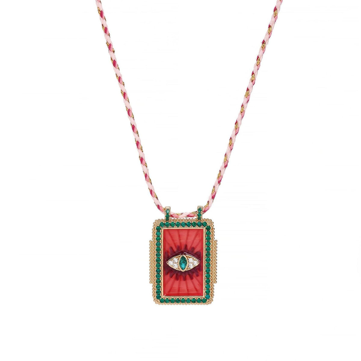 Boho Vintage Tarot Card Necklace