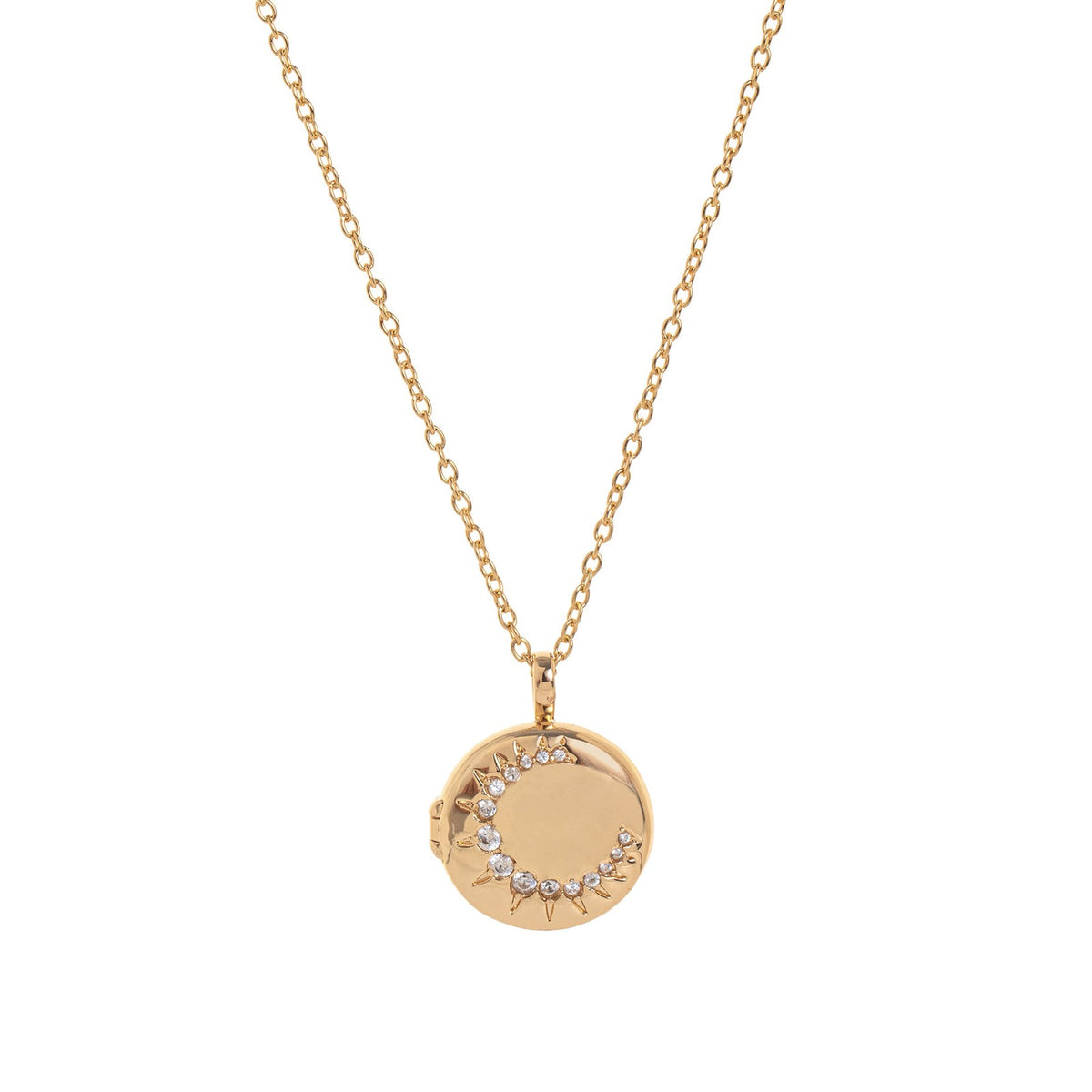 18k Romantic Floral Heart Locket Necklace
