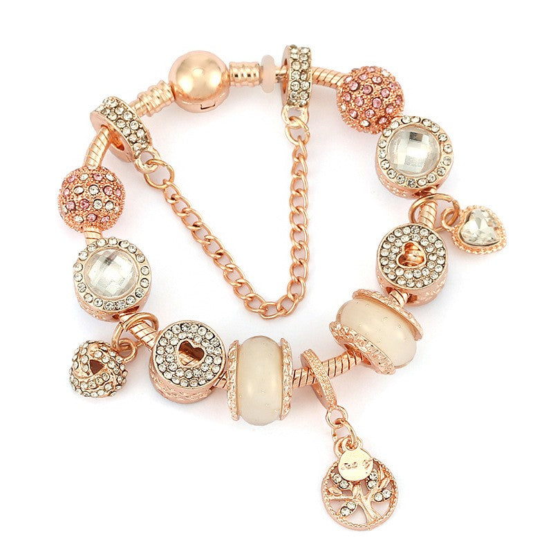 Boho Mixed Metal Charm Bracelet