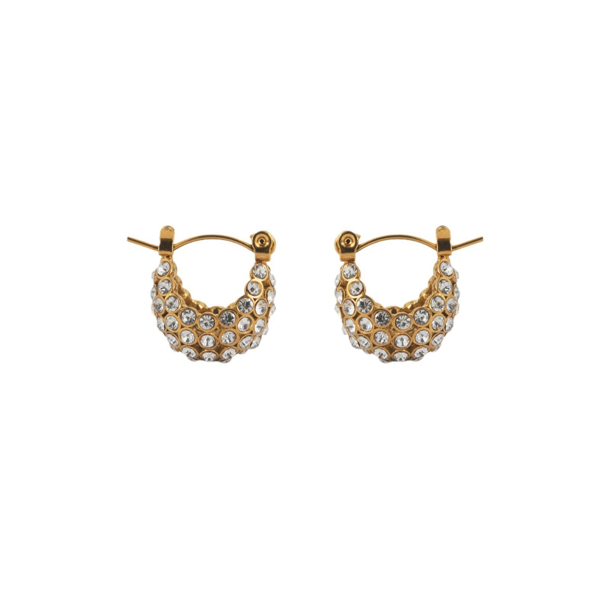 18k Dainty Zirconia Handbag Drop Earrings