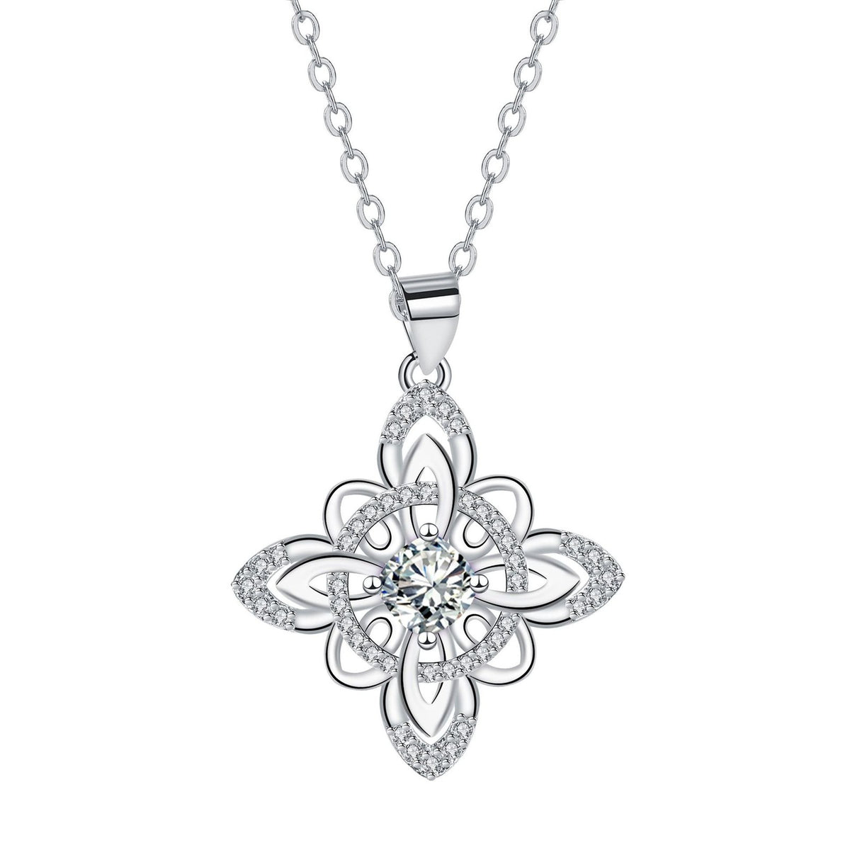 Elegant Celtic Knot Birthstone Necklace