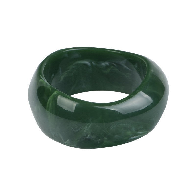 Classy Multicolor Wide Acrylic Bangle