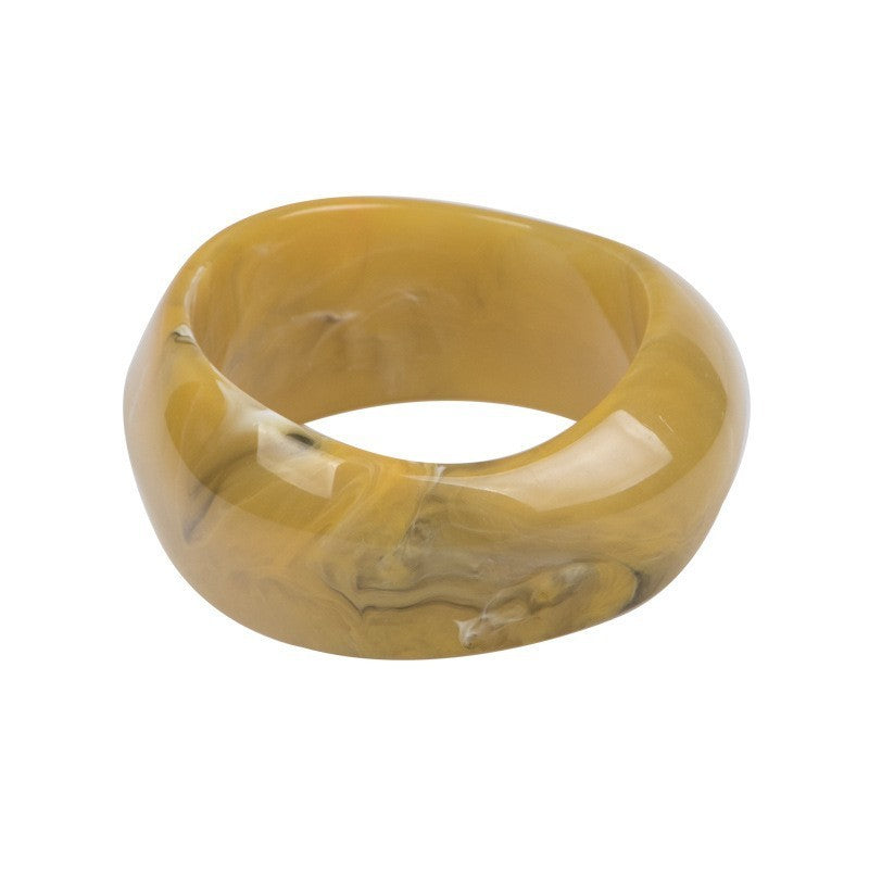 Classy Multicolor Wide Acrylic Bangle