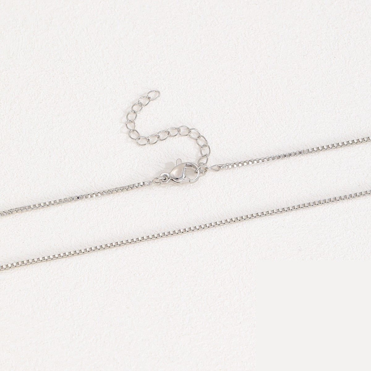 Dainty Pink Baguette Zirconia Initial Necklace