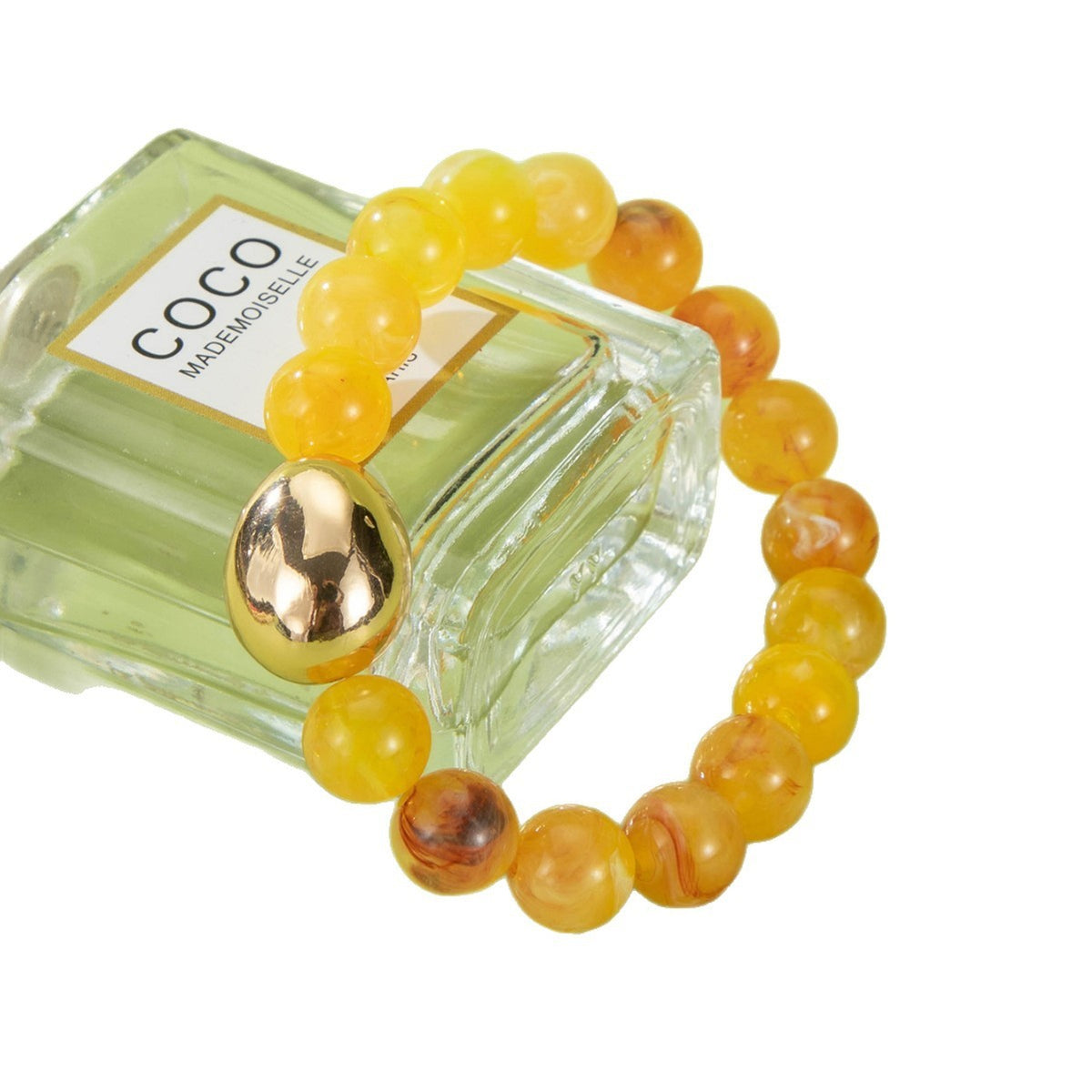 Colorful Acrylic Bead Stack Bracelet