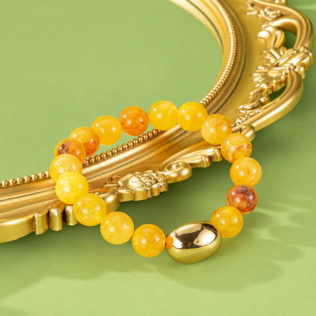 Colorful Acrylic Bead Stack Bracelet