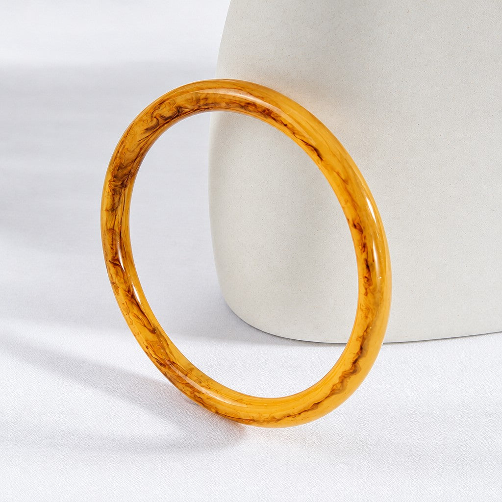 3pc Boho Tortoise & Ivory Bangle Set