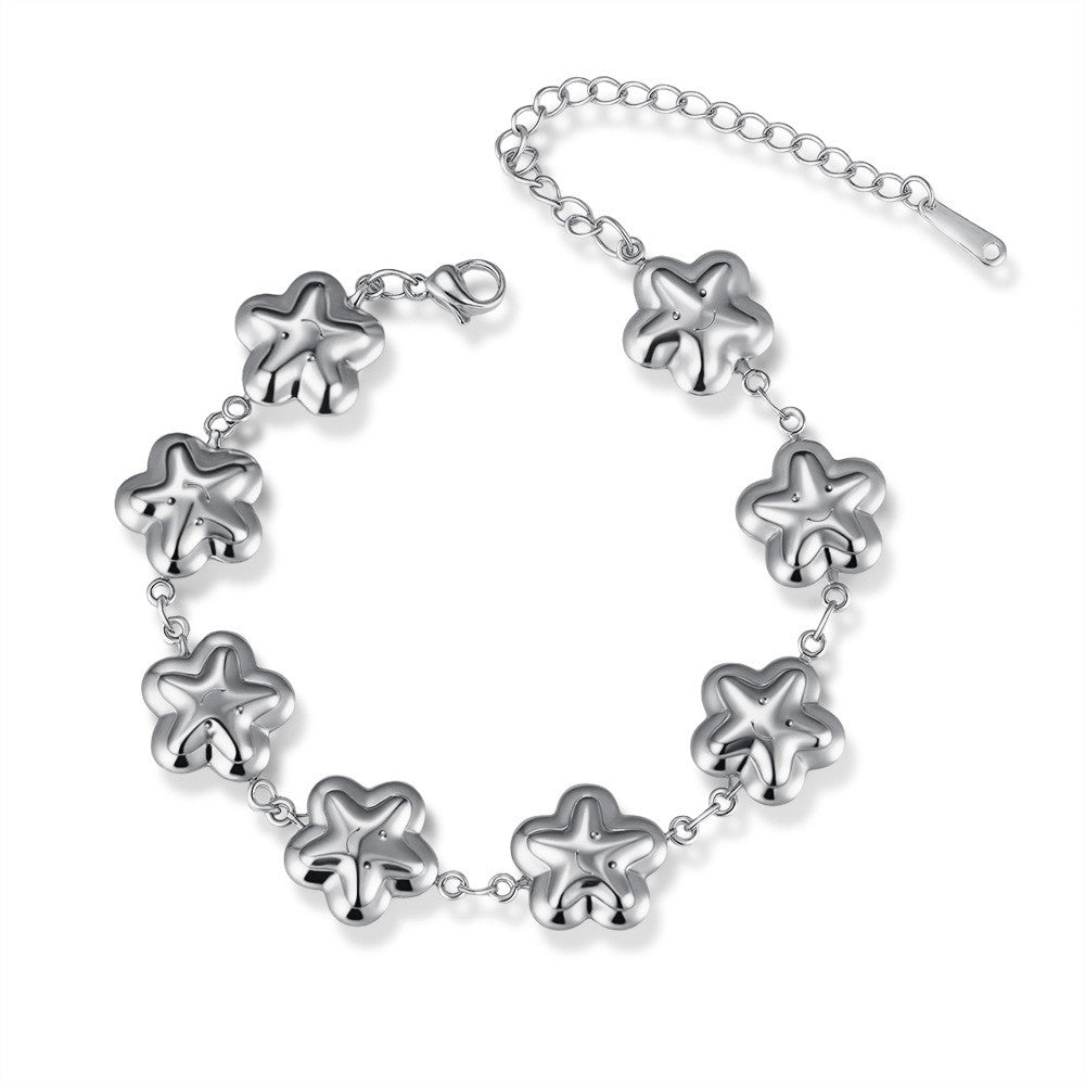 18k Boho Mixed Motif Link Bracelet