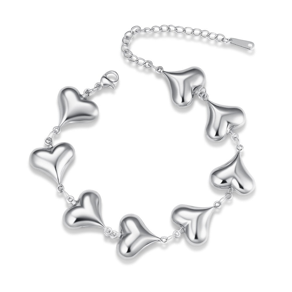 18k Boho Mixed Motif Link Bracelet