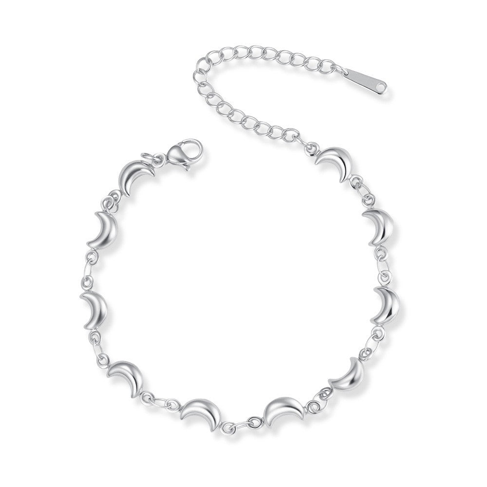 18k Boho Mixed Motif Link Bracelet