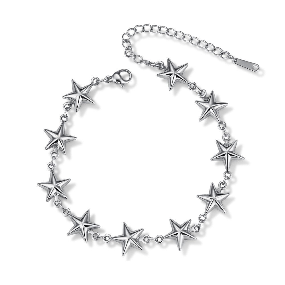 18k Boho Mixed Motif Link Bracelet