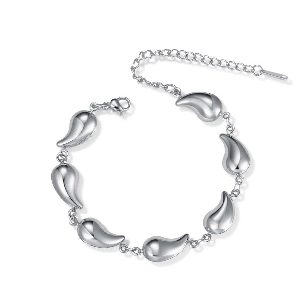 18k Boho Mixed Motif Link Bracelet