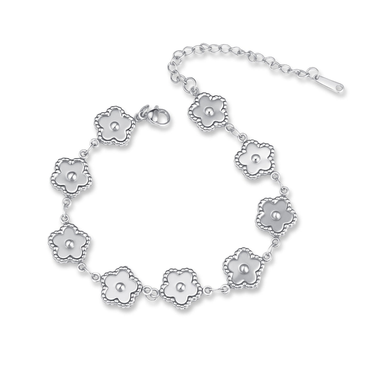 18k Boho Mixed Motif Link Bracelet