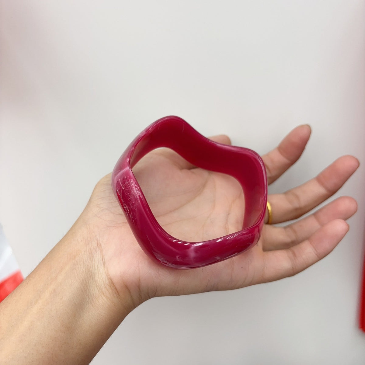 Classy Geometric Square Resin Bangle