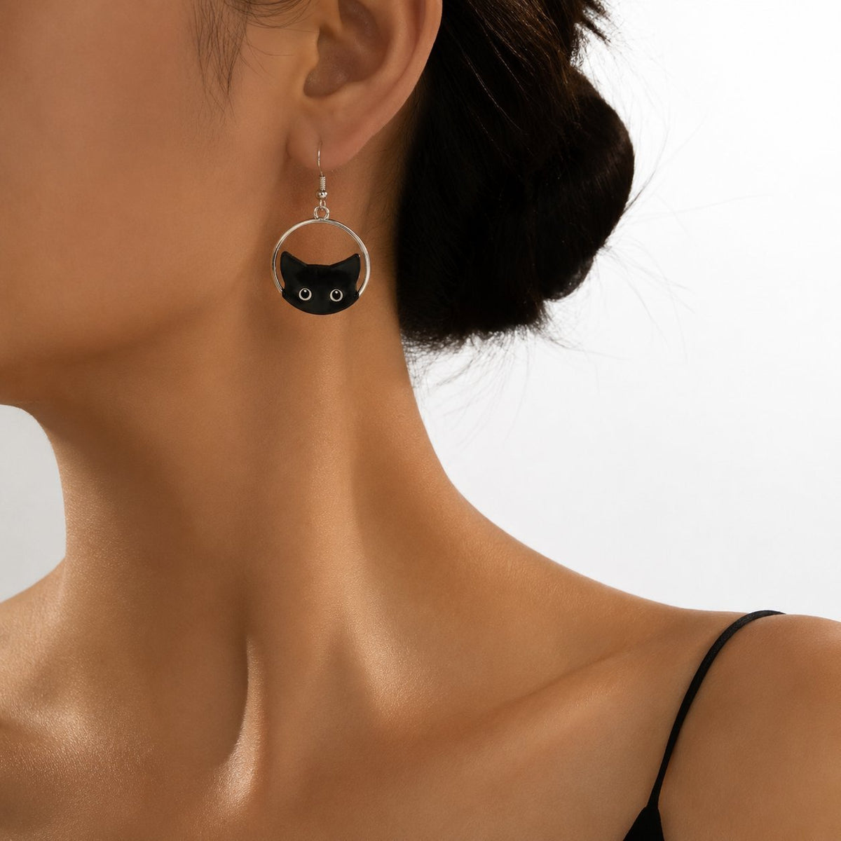 Cute Cat Hook Earrings