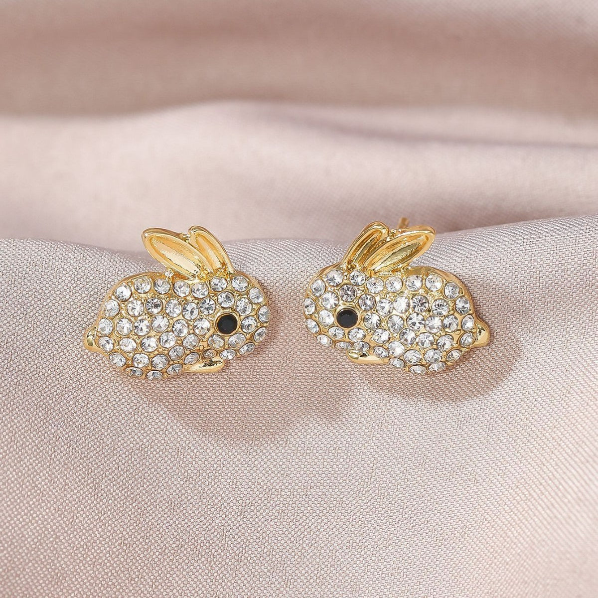Dainty Bunny Stud Earrings