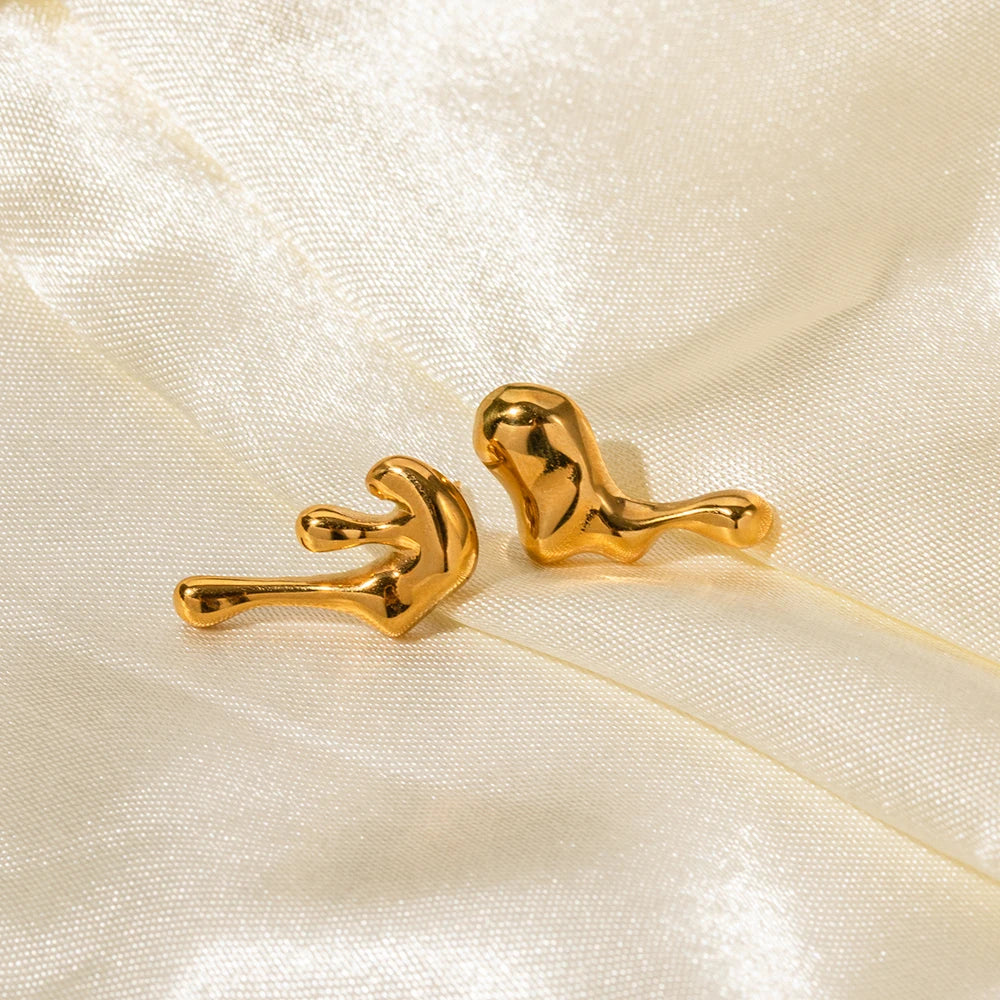 Dainty Melt Earrings