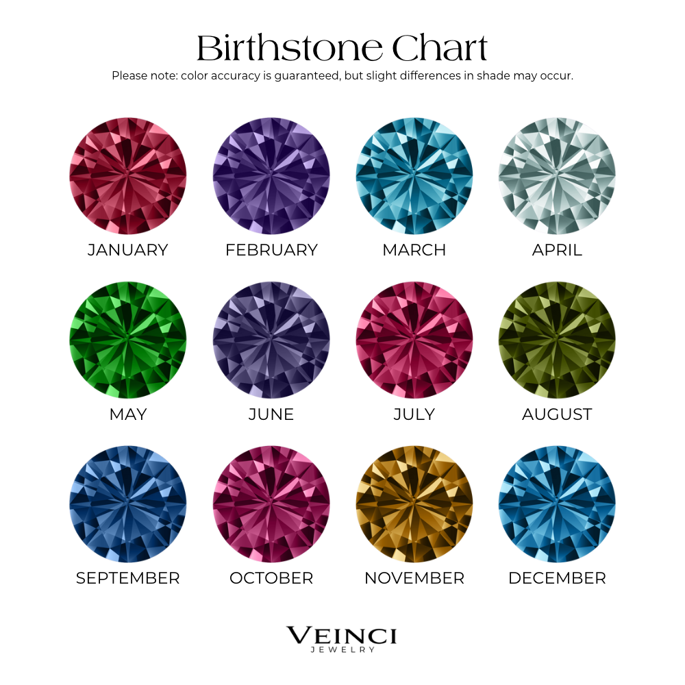 Personalized Name & Birthstone Dual Heart Bracelet