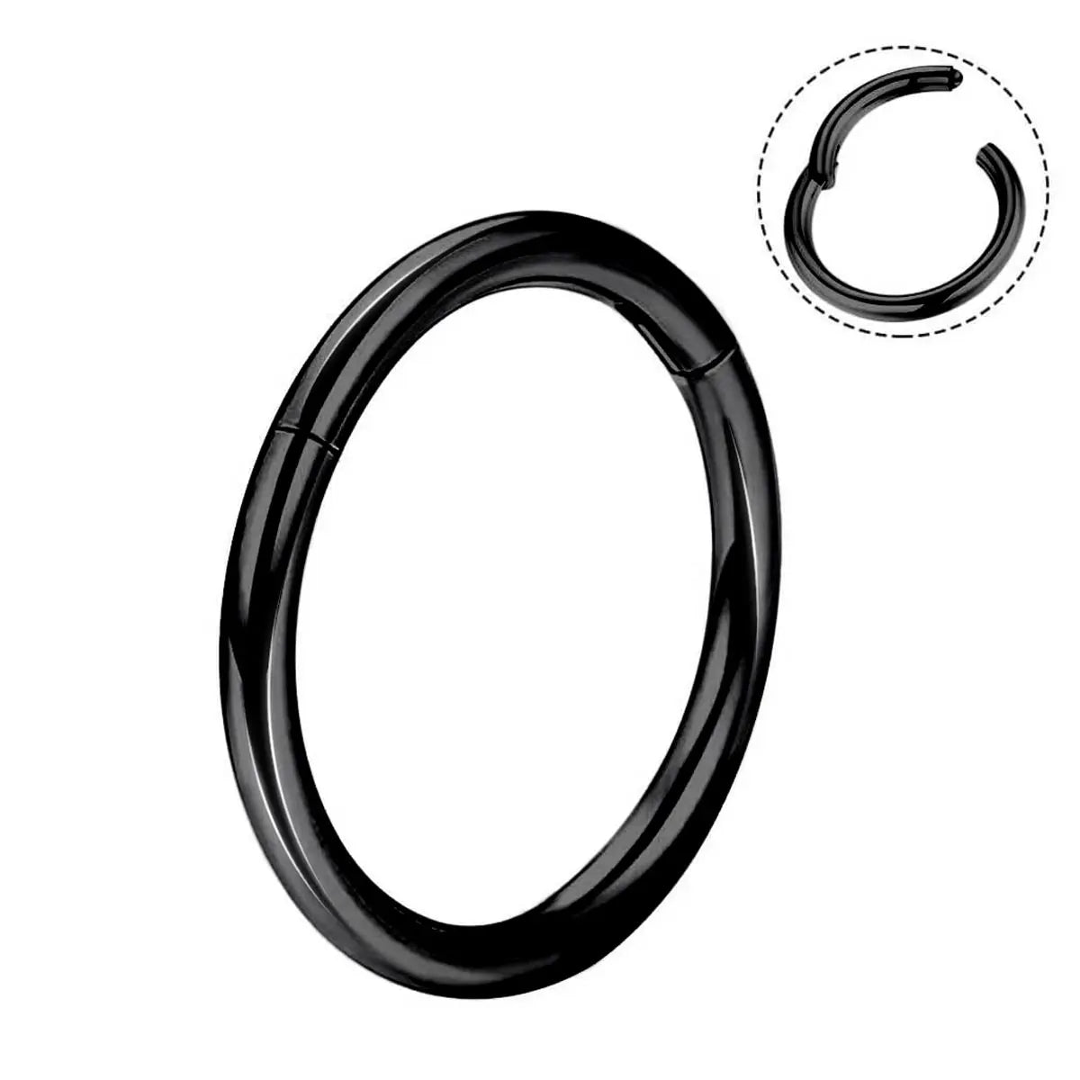 Minimalist Plain Hoop Nose Ring