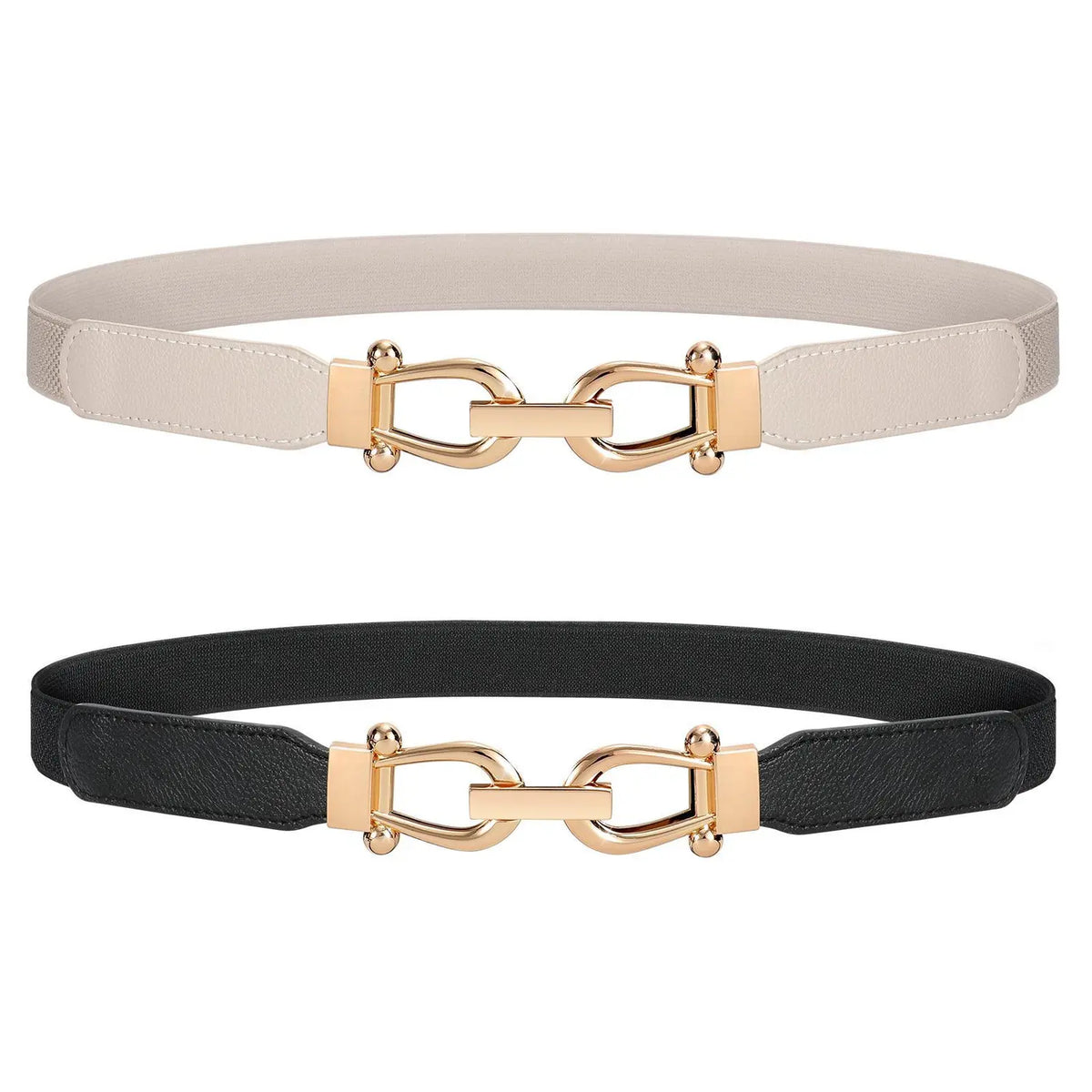 Retro Slim Stretch Waist Belt Set