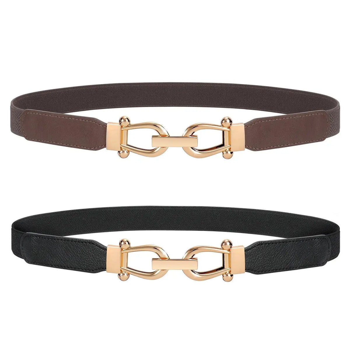 Retro Slim Stretch Waist Belt Set